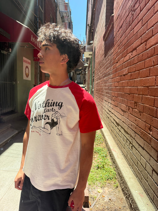Nothing lasts forever tee (red)
