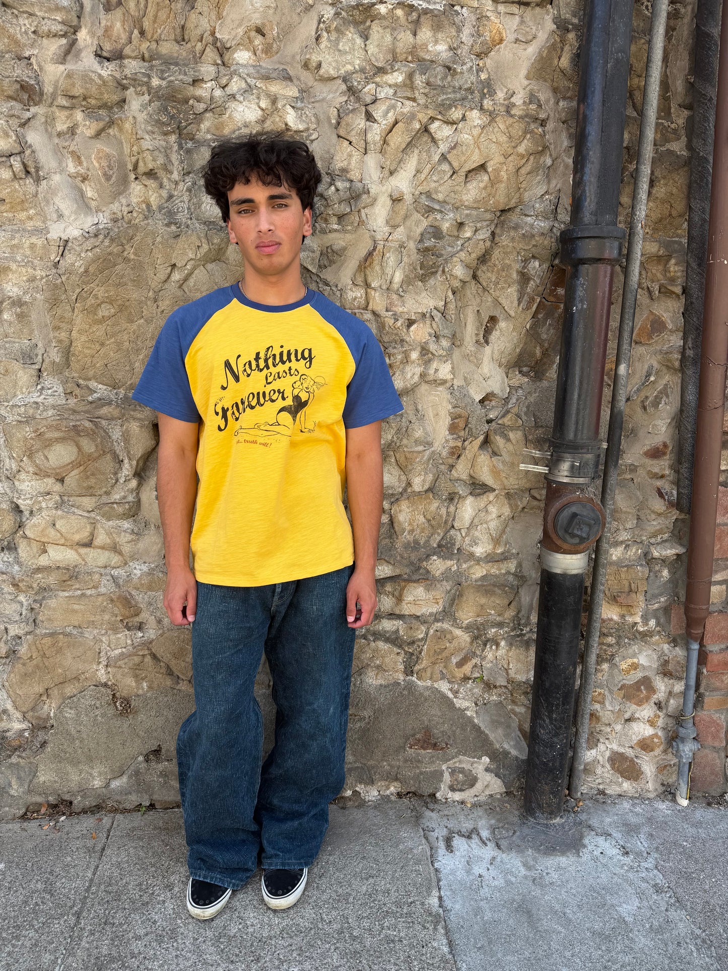 nothing lasts forever tee (yellow)