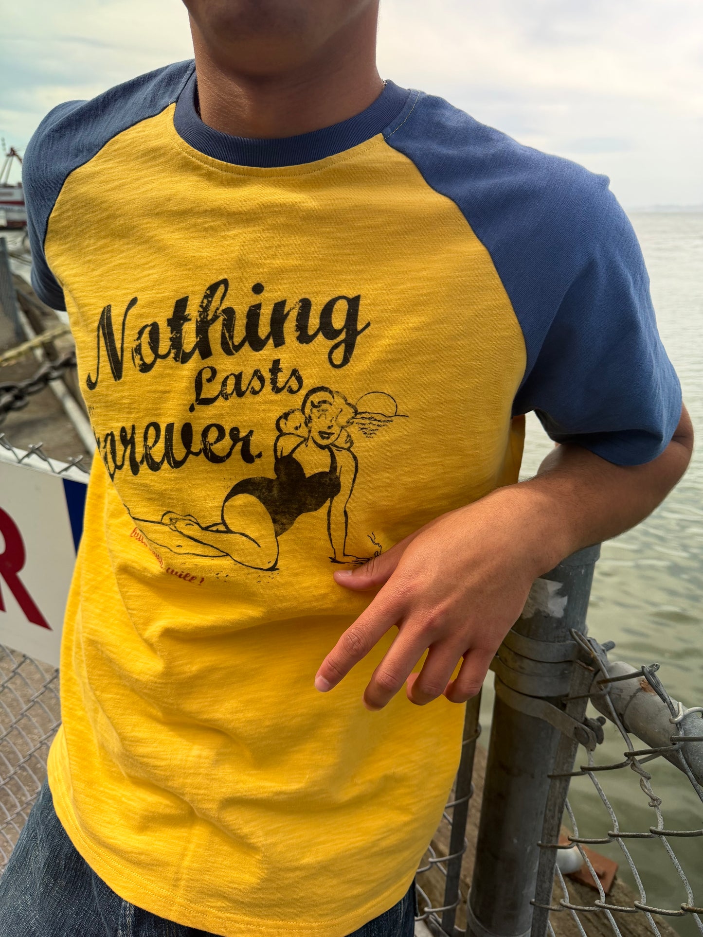 nothing lasts forever tee (yellow)