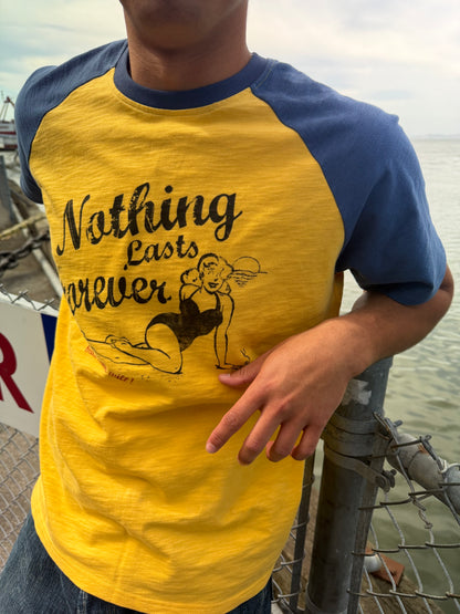 nothing lasts forever tee (yellow)